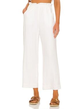 Show Me Your Mumu Peggy Pants Linen Wide Leg Women’s Size XL